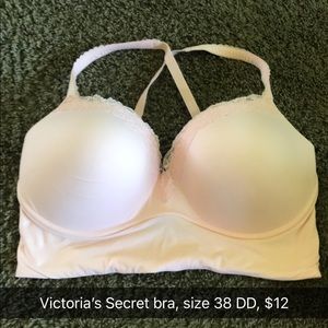 Pink Victoria’s Secret bra